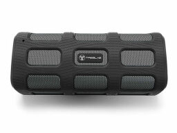 TREBLAB FX100 Waterproof Rugged Bluetooth Speaker on a white background.