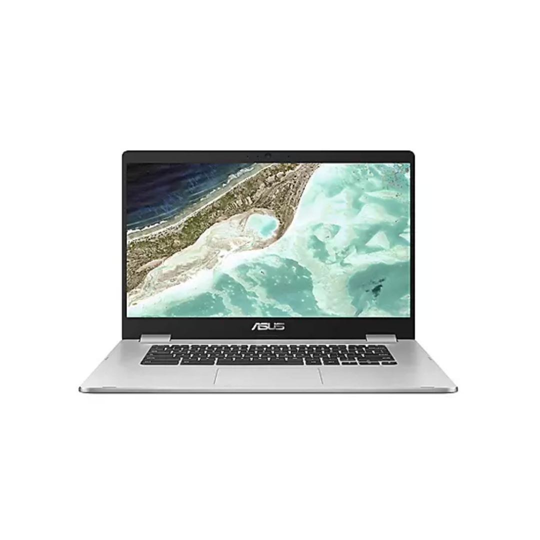 display picture of a laptop with ocean background
