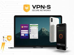 Computer and phone using VPNSecure Online Privacy: Lifetime Subscription.