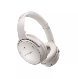 bose quietcomfort 45 headphones in white smoke