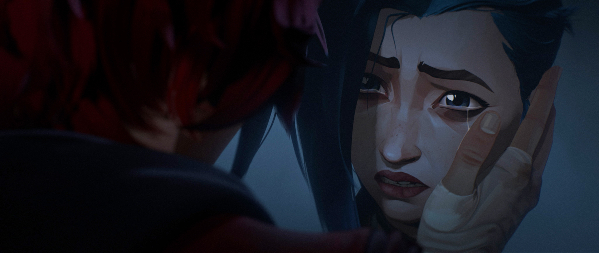 Jinx and Vi in "Arcane"