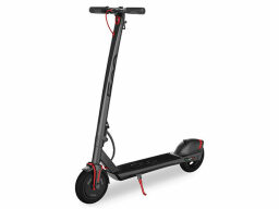 Black Fiat U2: 8.5" Portable Folding Electric Scooter on a white background.