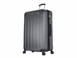 DUKAP Intely 28" Hardside Spinner with Digital Weight Scale on a white background.