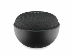 Black case for Google Home device