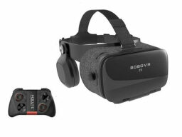 Black headset with console