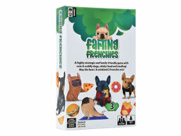 Farting Frenchies: A Card Game on a white background.