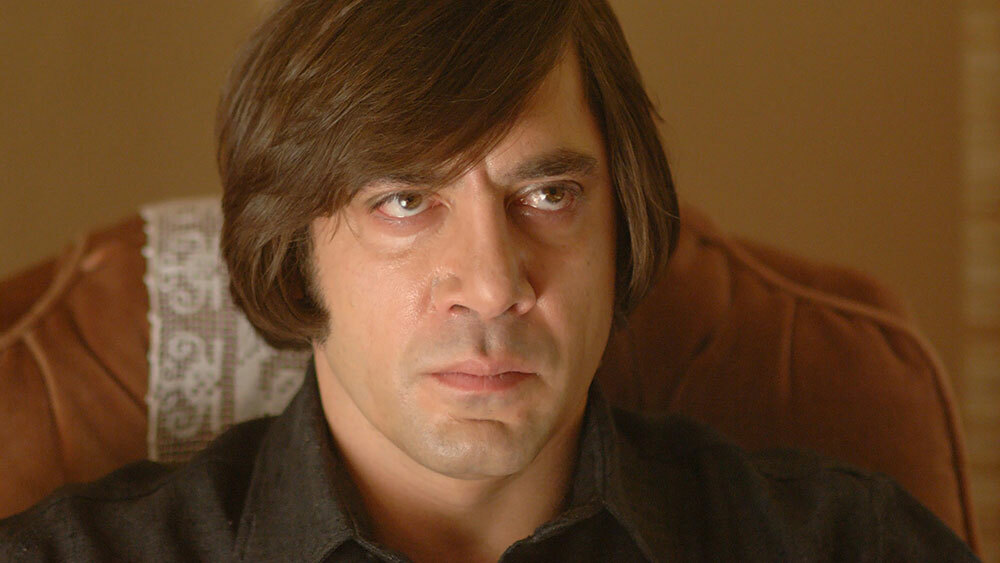 Javier Bardem as Anton Chigurh in "No Country for Old Men"