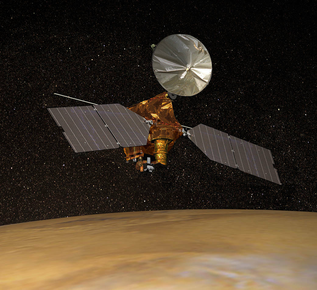 NASA's satellite the Mars Reconnaissance Orbiter
