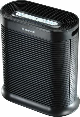 Honeywell Home True HEPA Air Purifier on a white background.