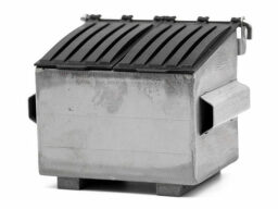 Dumpsty Jr: Mini Desktop Bin on a white background.