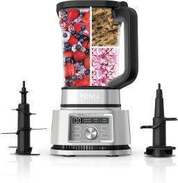 Ninja Foodi SS201 Power Blender and Processor on a white background.