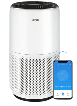 Levoit Core 400s smart true HEPA air purifier with phone app