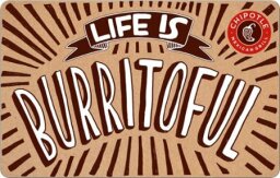 Chipotle gift card