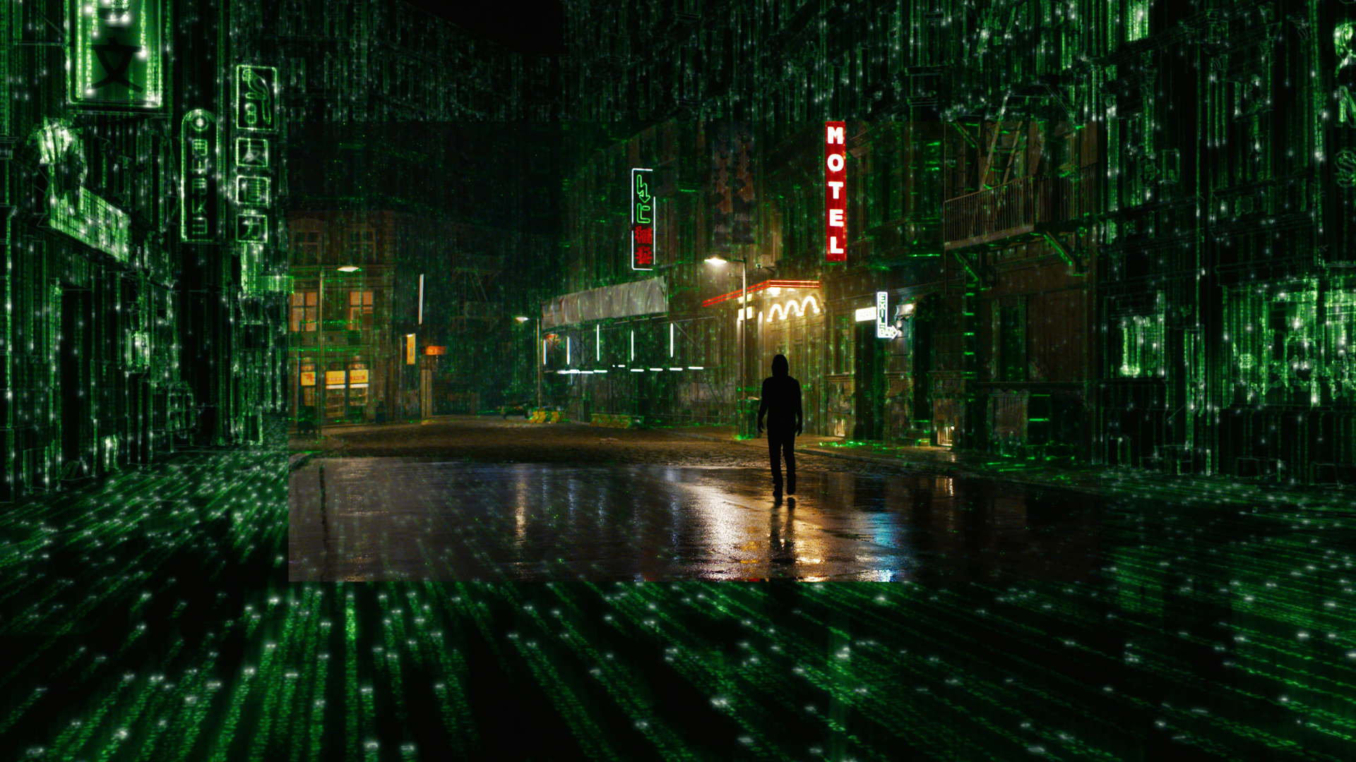 A scene from 'The Matrix Resurrections'.