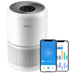 Levoit Core 300s Air purifier with compatible phone app