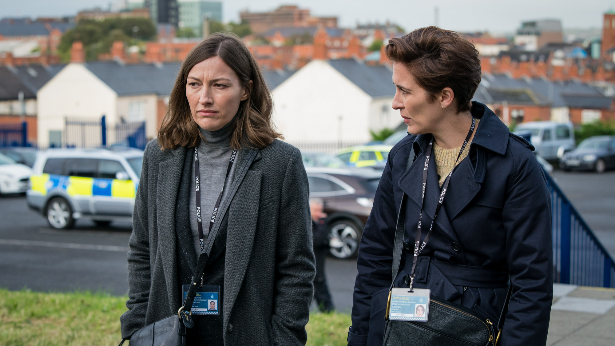 Kate Fleming (Vicky McClure) and Joanne Davidson (Kelly Macdonald) in "Line of Duty."