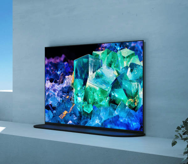 Sony QLED TV against wall