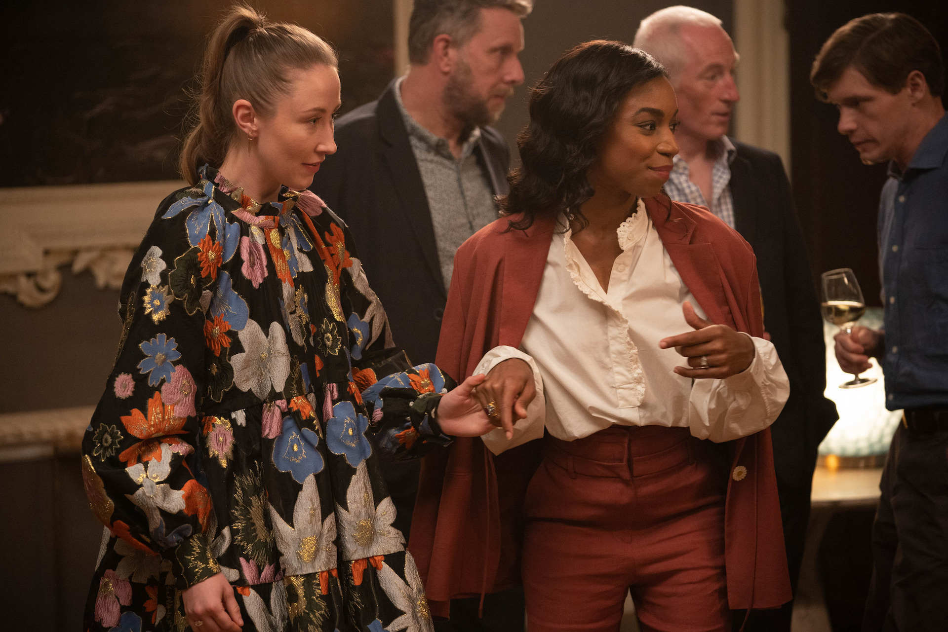 Becky (Erin Doherty) and Livia (Pippa Bennett-Warner) in "Chloe"