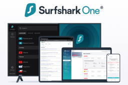 Multiple apple screens with surfshark open