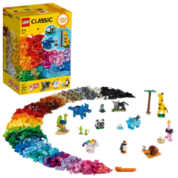 lego classic bricks and animals set