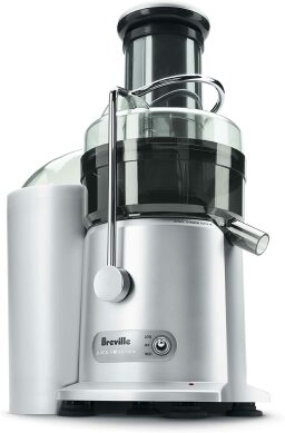 a stainless steel breville juice fountain plus