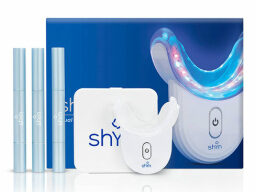 Shyn Brighter Wireless LED Teeth Whitening System on a white background.