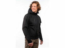 Person wearing black jacket