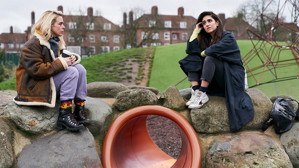 Billie Piper and Leila Farzad in "I Hate Suzie".