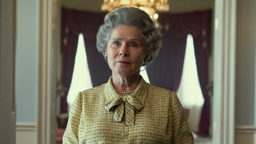Imelda Staunton as Queen Elizabeth II in "The Crown" Season 5