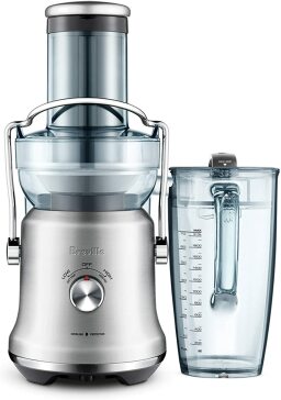 a stainless steel breville juice fountain cold plus