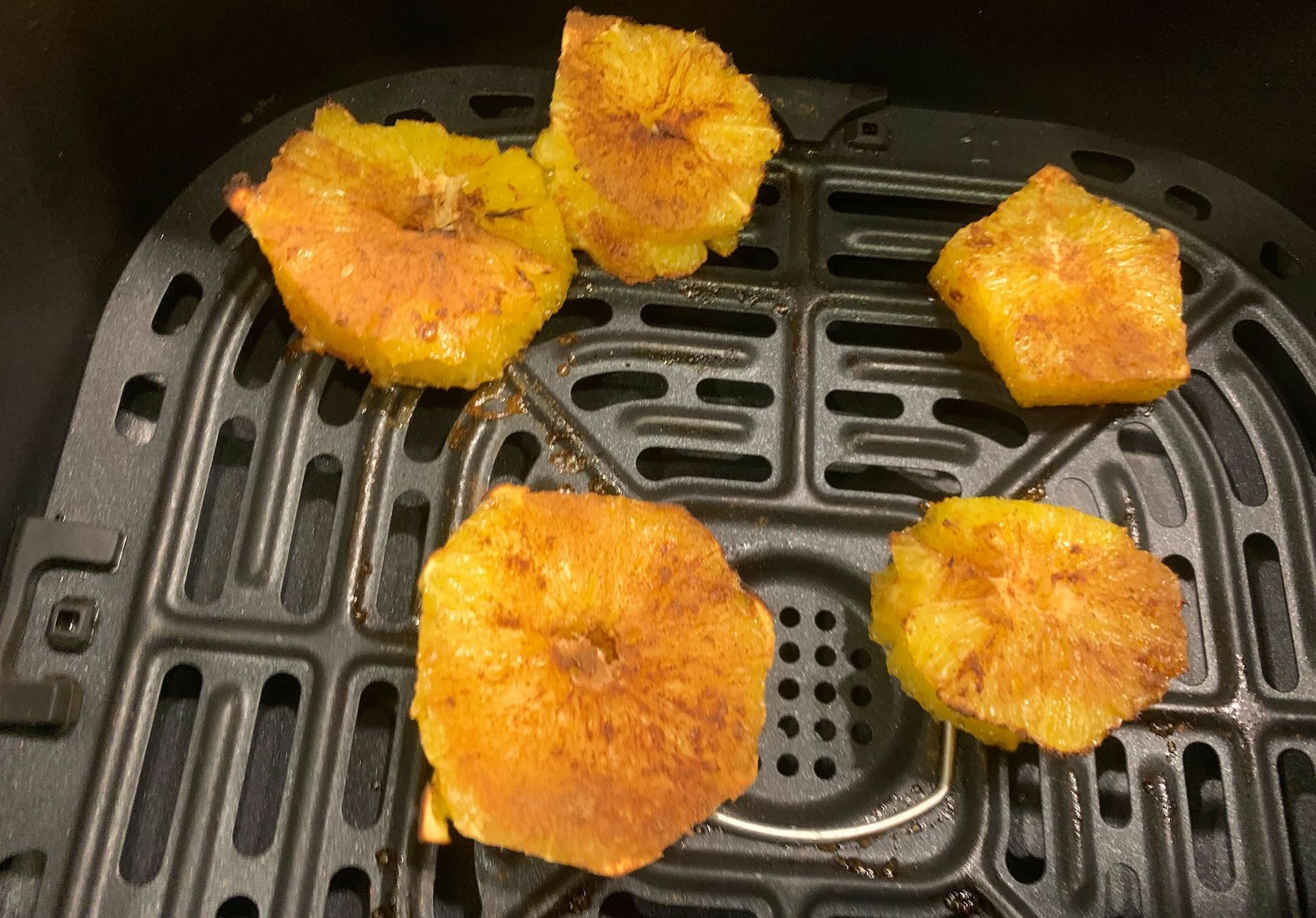 cooked oranges in air fryer