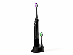 Sonic EDGE Rechargeable Toothbrush + 8 Brush Heads on a white background.