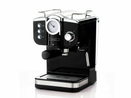 Black espresso machine