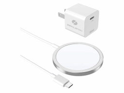 White power adapter and wireless charger