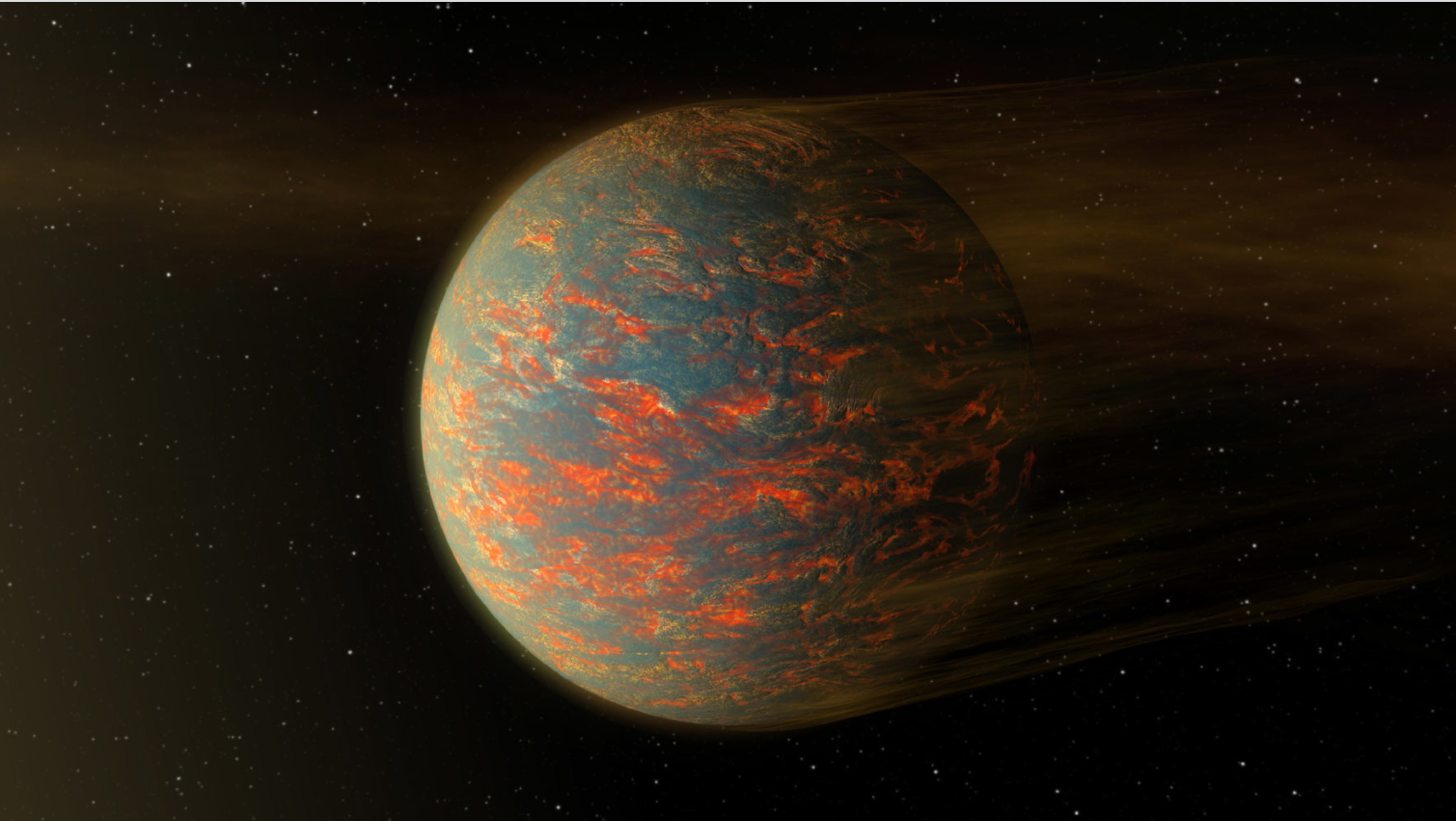the exoplanet 55 Cancri e (artist's conception)