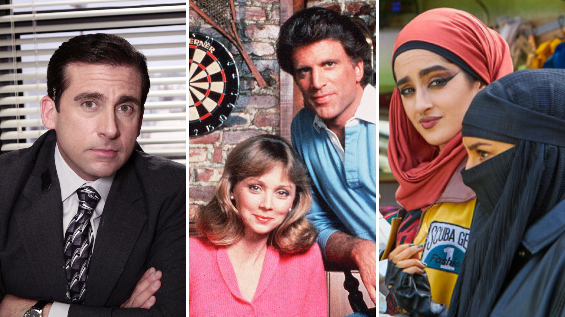 Collage of TV characters from 