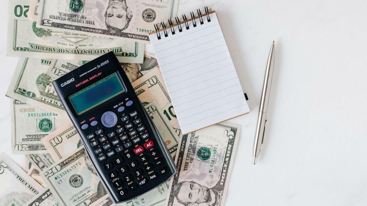 Calculator and notepad