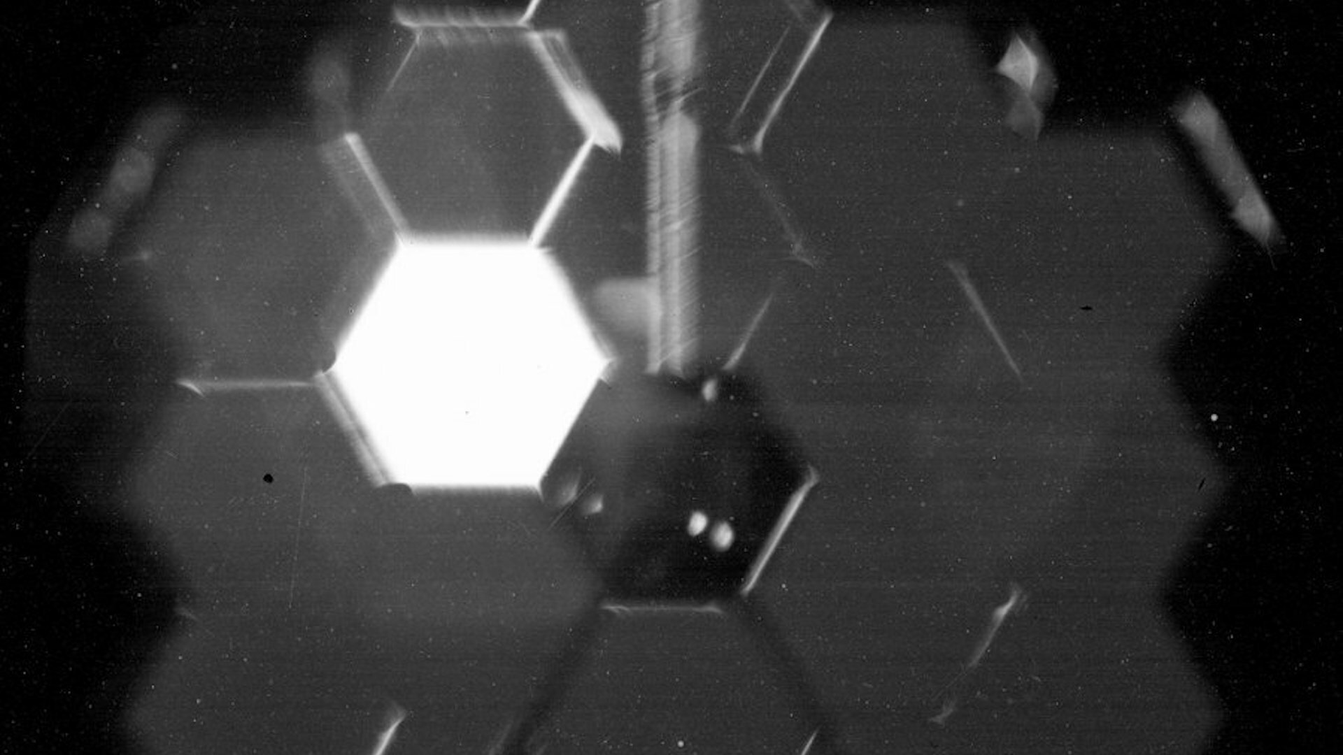 A selfie captured by the James Webb Space Telescope from nearly 1 million miles away.