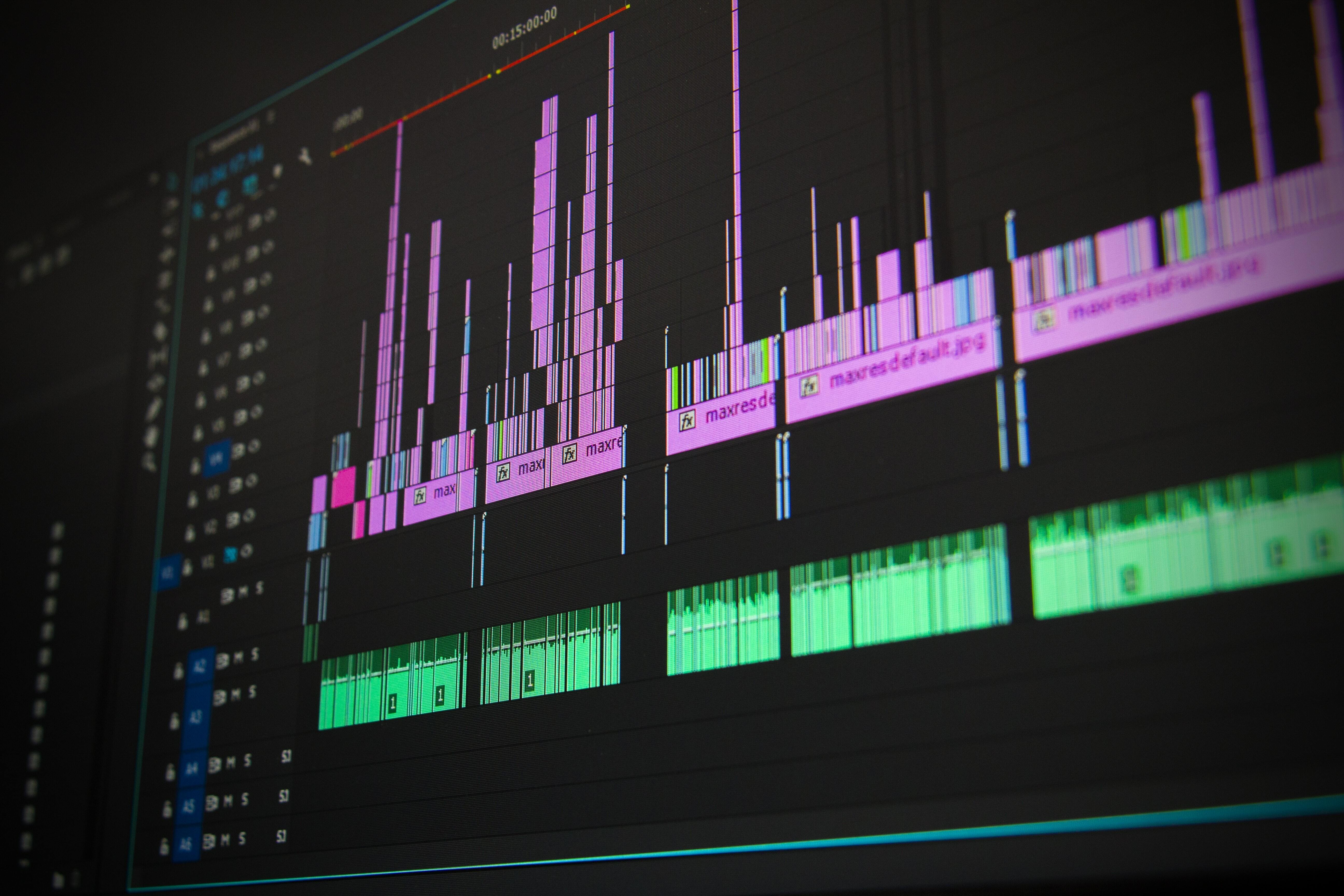 Music readings on screen