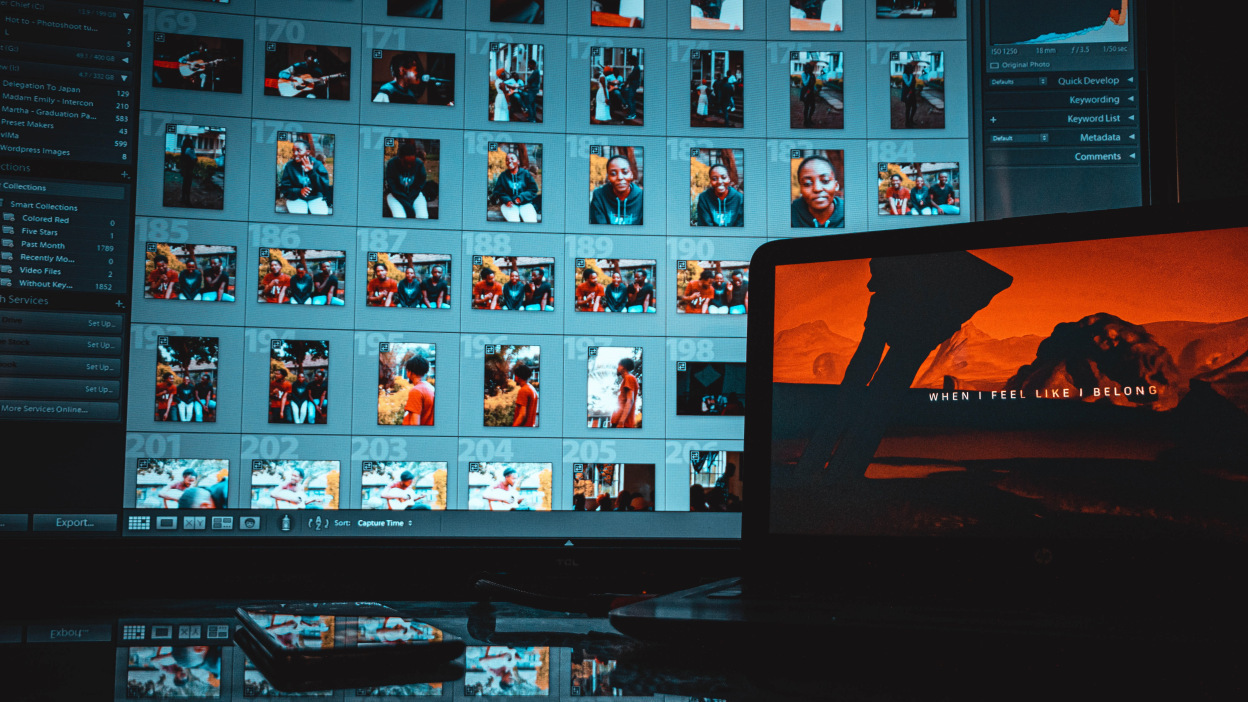 Photoshop on screen