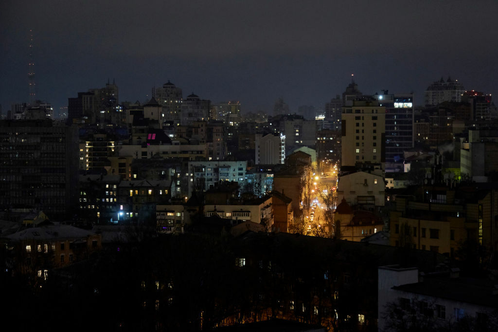A night view of Kyiv
