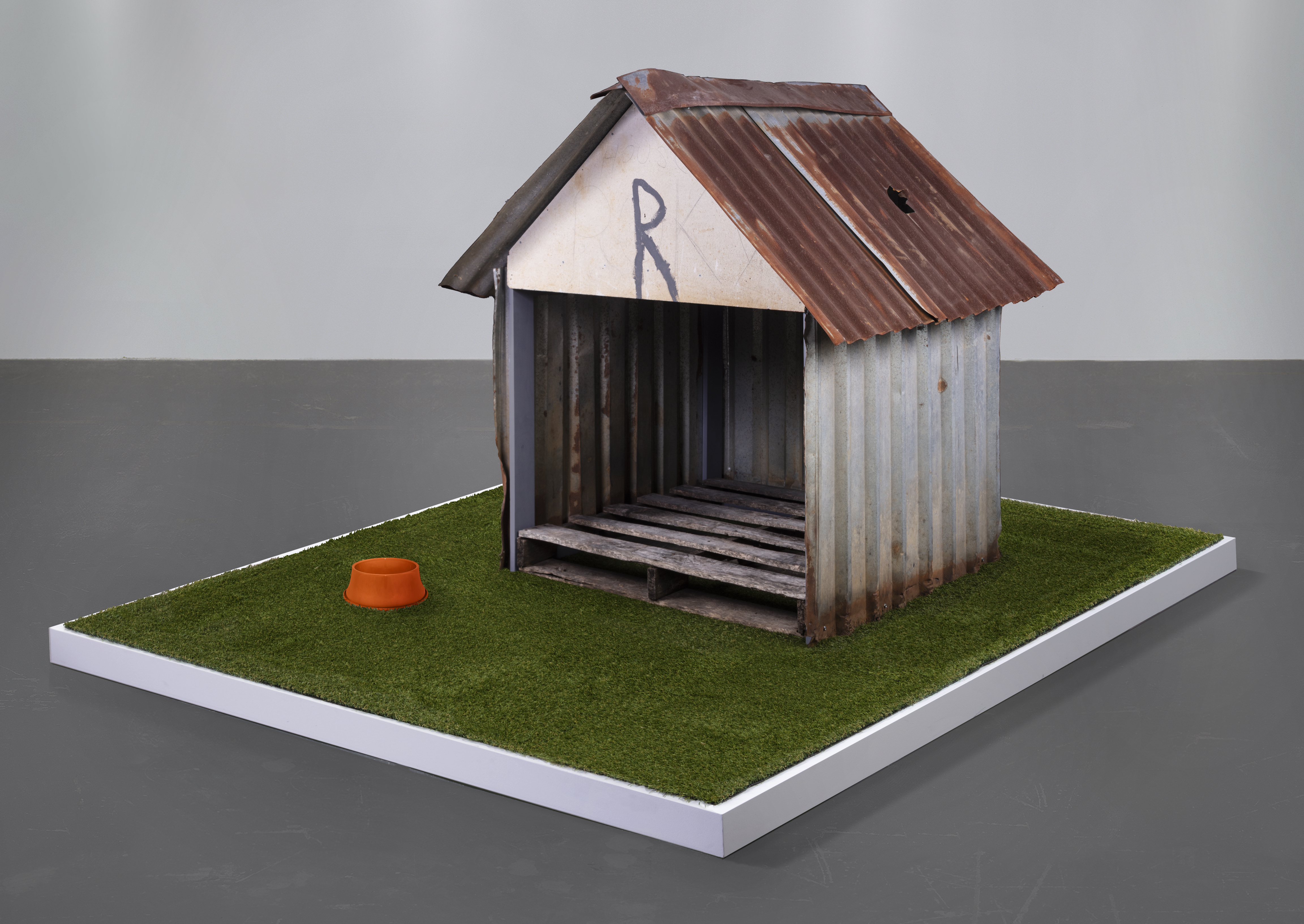 Meteorite-struck dog house selling at auction