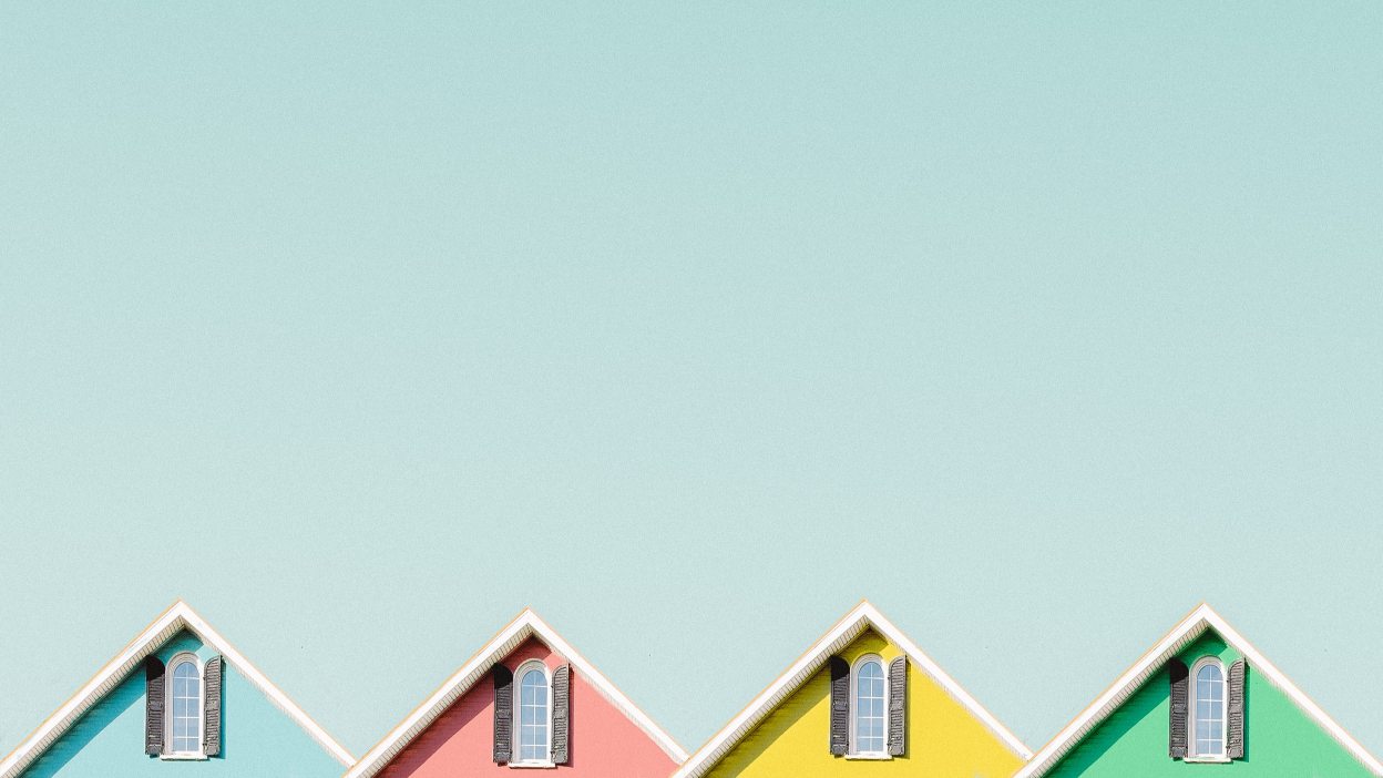 Roofs of houses