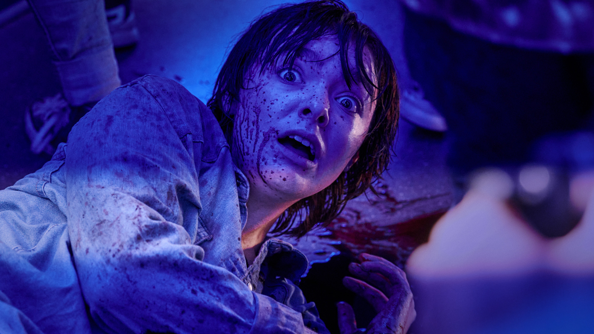 Elsie Fisher as Lila in "Texas Chainsaw Massacre" (2022)