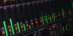 Audio editing software screen