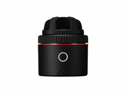 Black smartphone mount with red ring