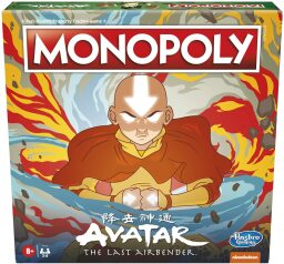 monopoly avatar version with avatar aang on box