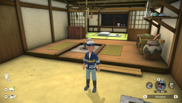 A Pokémon trainer with her shoes on.
