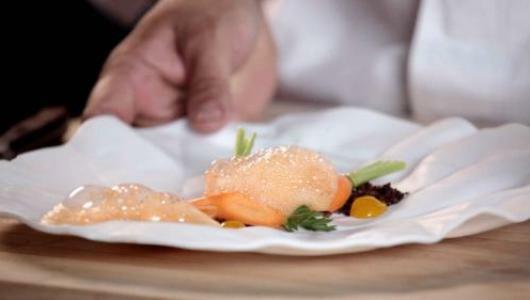 image of molecular gastronomy plate of food