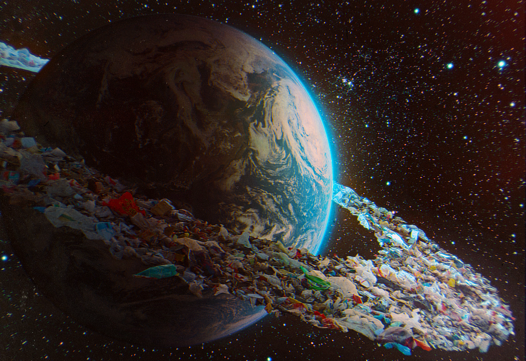 space junk orbiting Earth